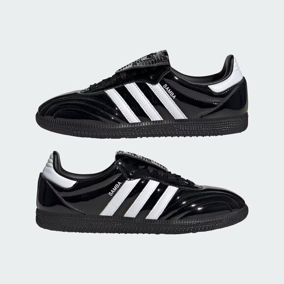 adidas Originals Samba LT MENS SIZE 10 WOMENS 11 PATENT BLACK NWT JI2707 NEW - Picture 16 of 16